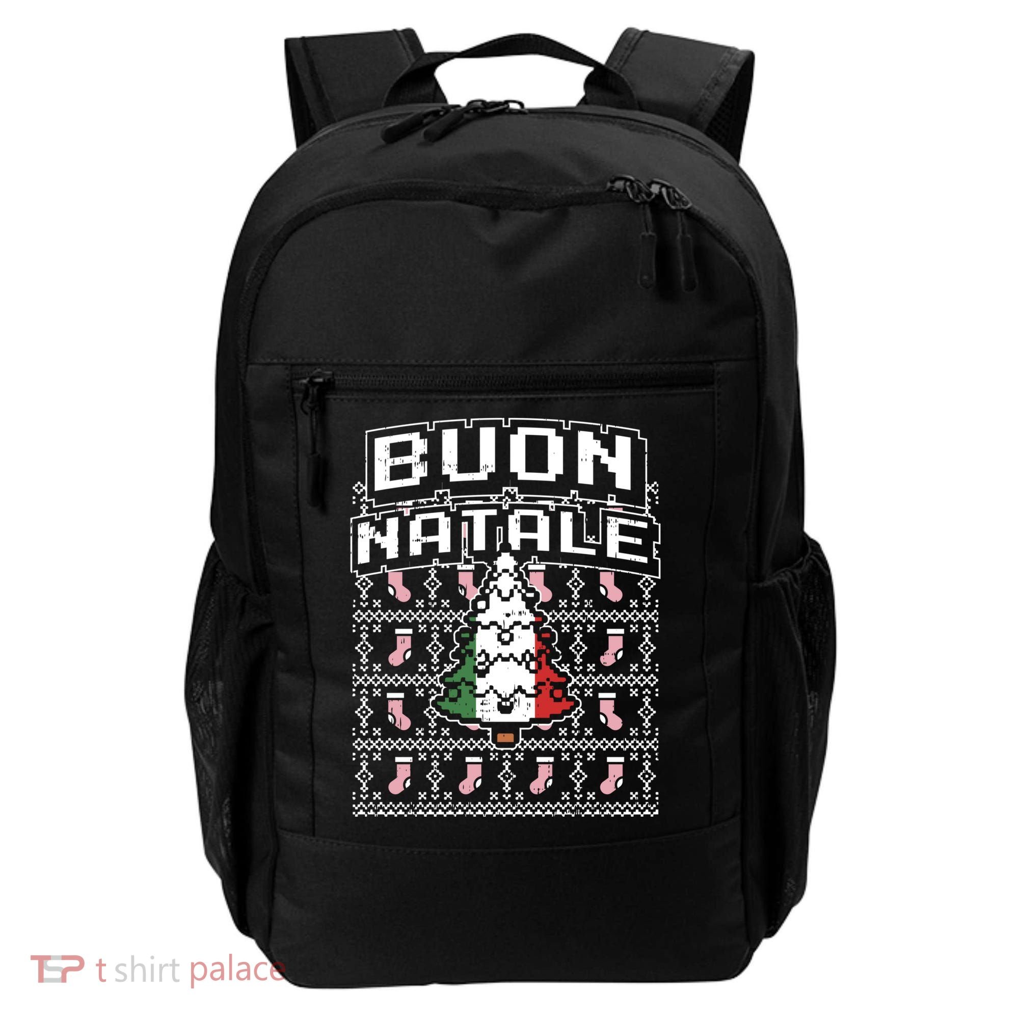 Buon Natale Italian Ugly Christmas Tree Italy Gift Backpack