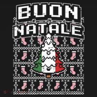 Buon Natale Italian Ugly Christmas Tree Italy Gift Ornament thumb 1