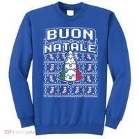 Buon Natale Italian Ugly Christmas Tree Italy Gift Sweatshirt thumb 0