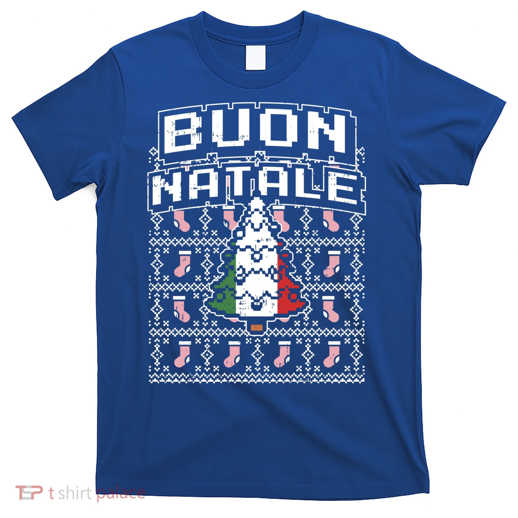 Buon Natale Italian Ugly Christmas Tree Italy Gift T-Shirt