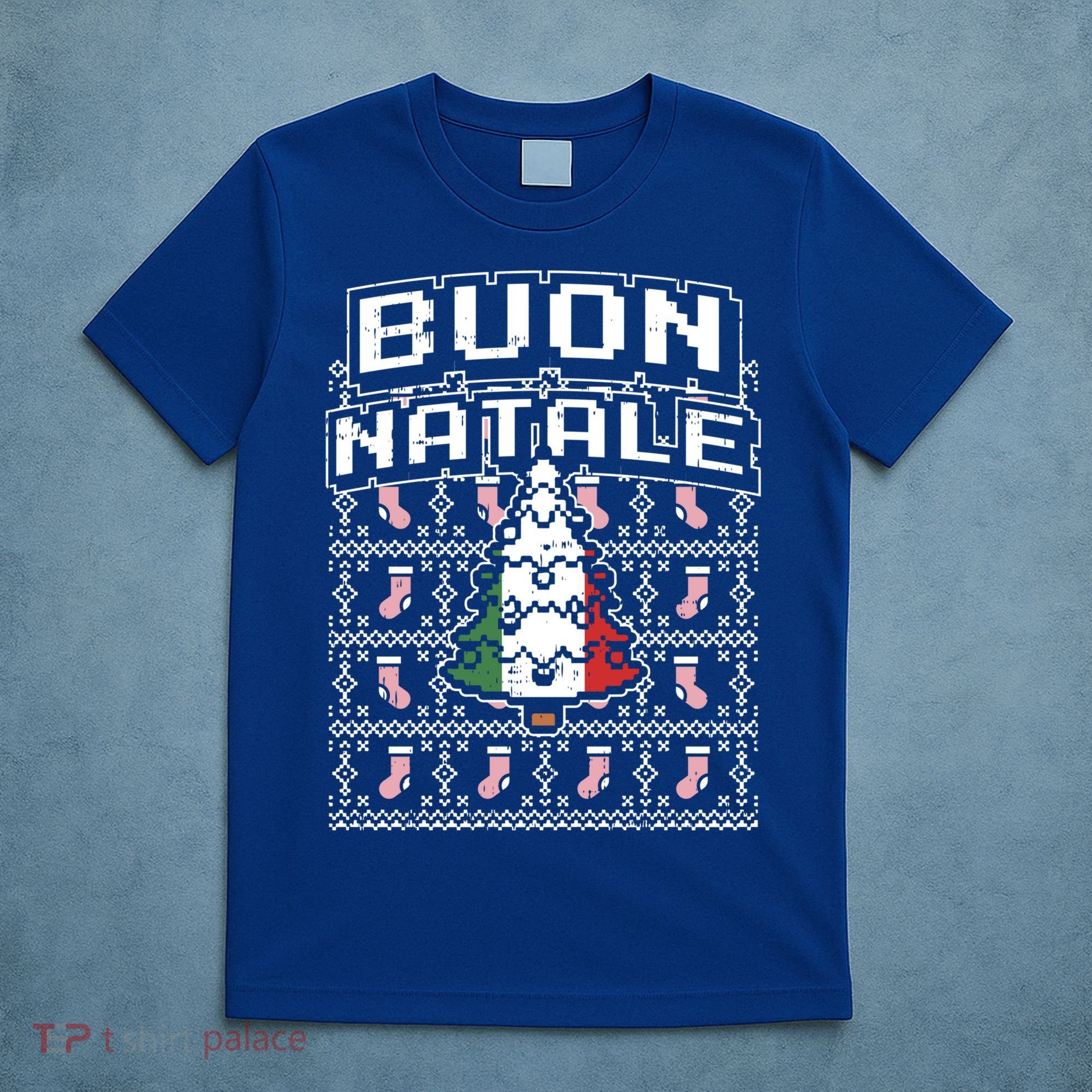 Buon Natale Italian Ugly Christmas Tree Italy Gift T-Shirt