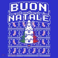 Buon Natale Italian Ugly Christmas Tree Italy Gift Mousepad thumb 1