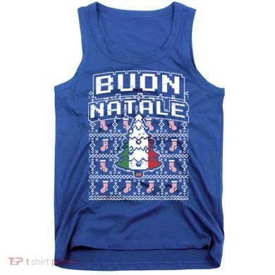Buon Natale Italian Ugly Christmas Tree Italy Gift Tank Top