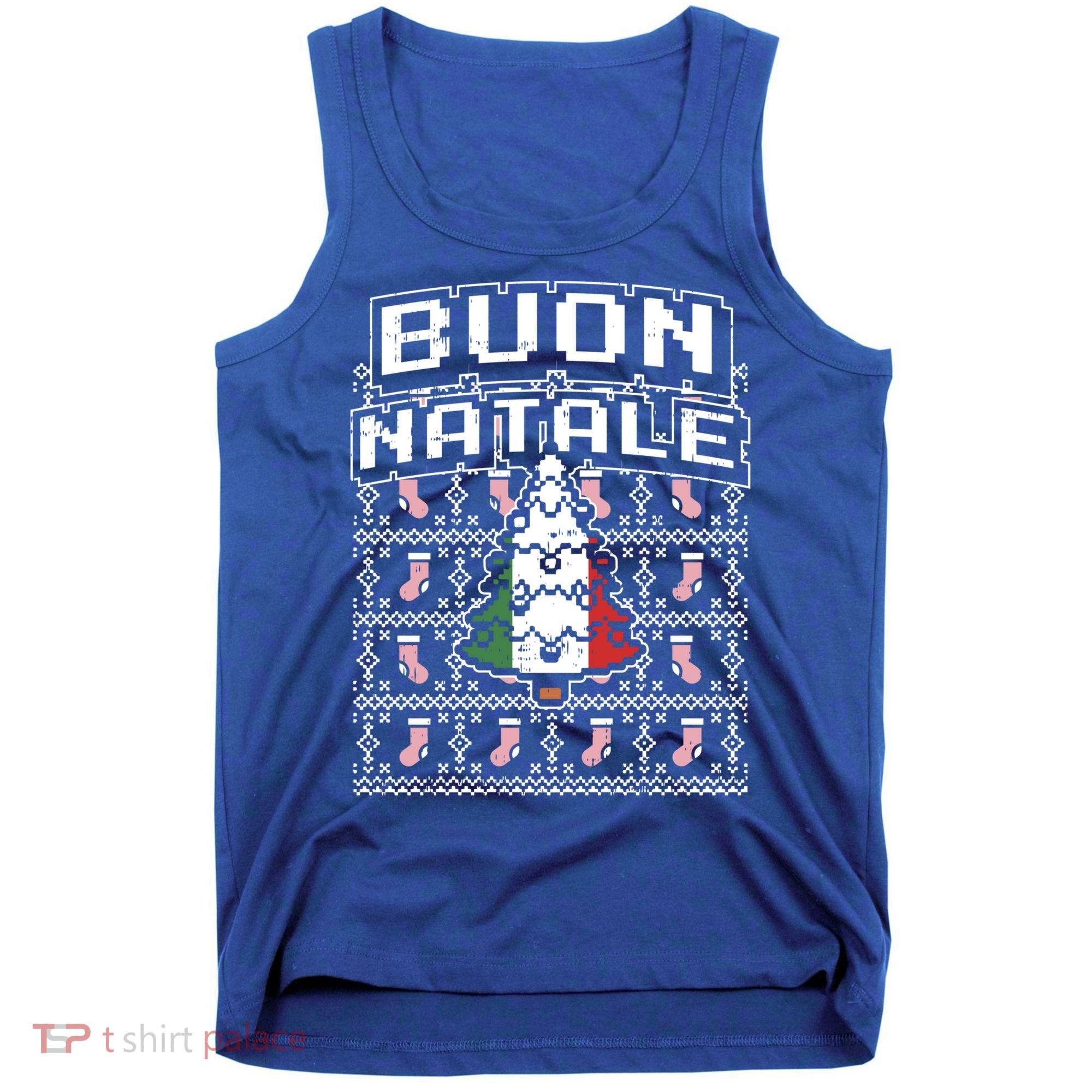 Buon Natale Italian Ugly Christmas Tree Italy Gift Tank Top