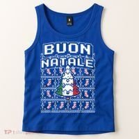 Buon Natale Italian Ugly Christmas Tree Italy Gift Tank Top thumb 2