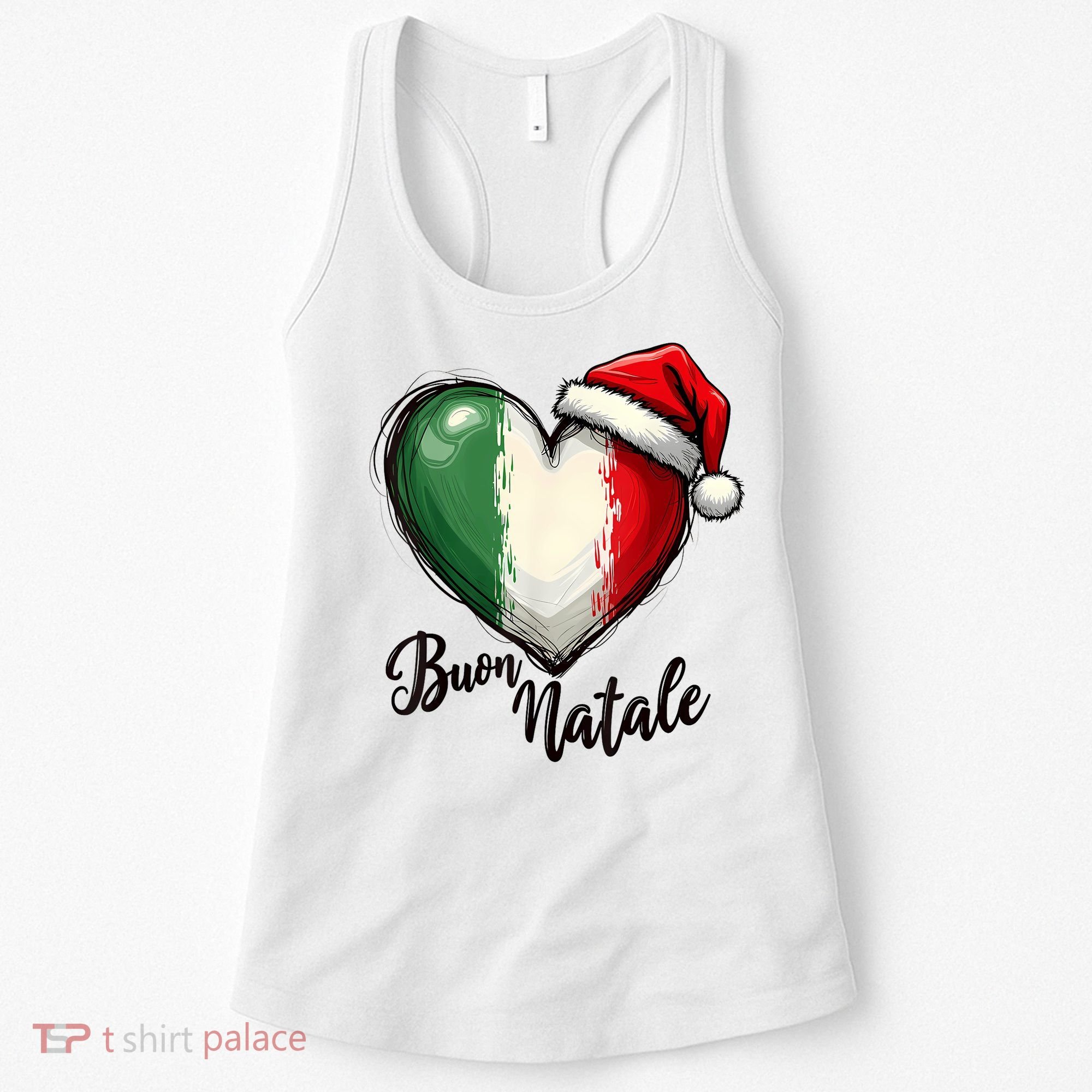 Buon Natale Italian Family Christmas Italy Pride Women's Tank Top