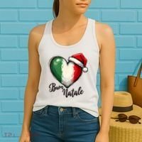 Buon Natale Italian Family Christmas Italy Pride Women's Tank Top thumb 2