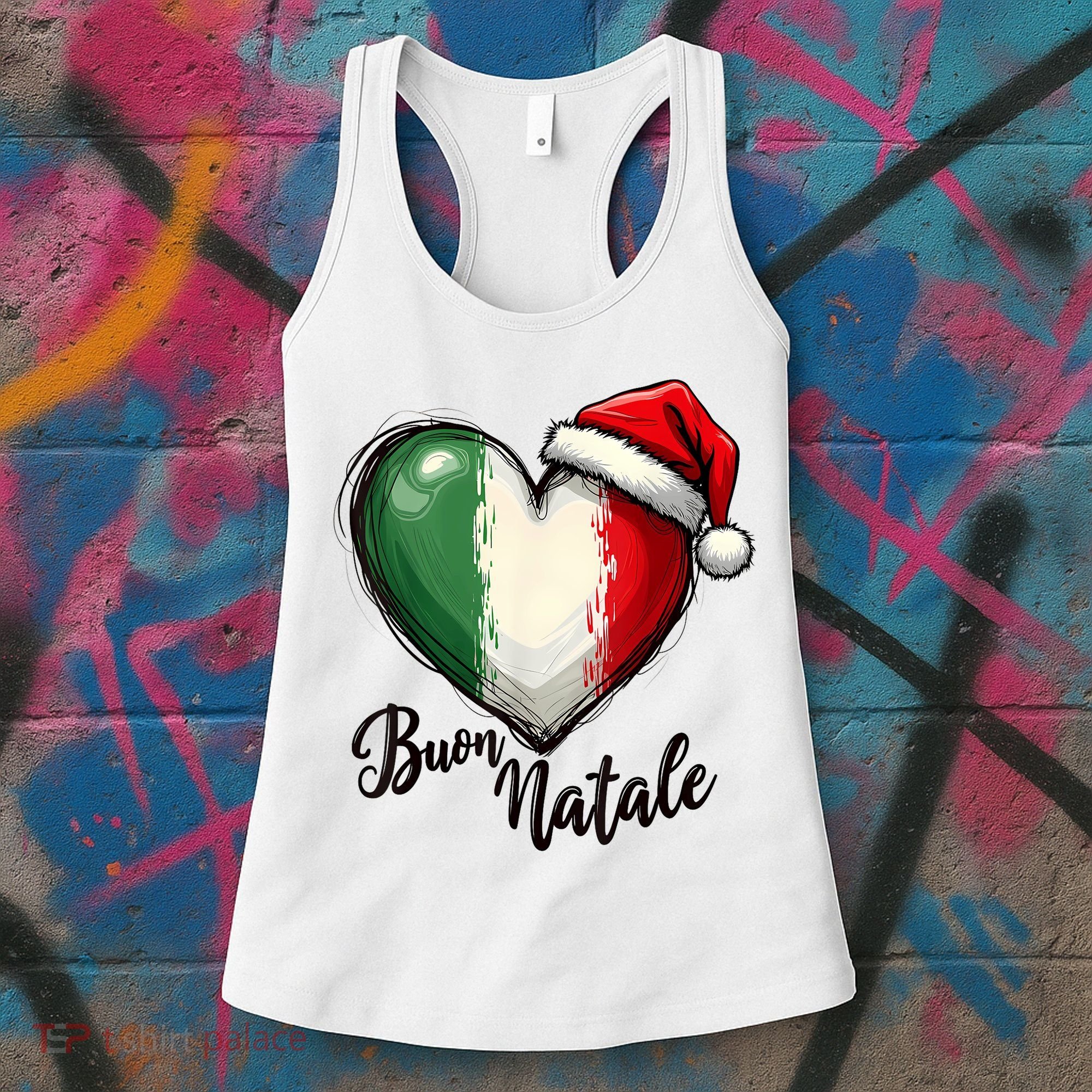 Buon Natale Italian Family Christmas Italy Pride Women's Tank Top