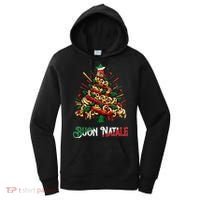 Buon Natale Italian Pasta Christmas Tree Xmas  Women's Hoodie thumb 0