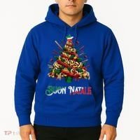 Buon Natale Italian Pasta Christmas Tree Xmas  Hoodie thumb 2