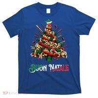 Buon Natale Italian Pasta Christmas Tree Xmas  T-Shirt thumb 0