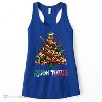 Buon Natale Italian Pasta Christmas Tree Xmas  Women's Tank Top thumb 0
