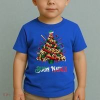 Buon Natale Italian Pasta Christmas Tree Xmas  Toddler T-Shirt thumb 2