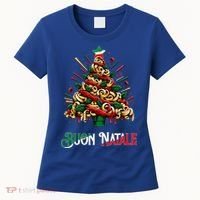 Buon Natale Italian Pasta Christmas Tree Xmas  Women's T-Shirt thumb 0