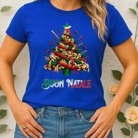 Buon Natale Italian Pasta Christmas Tree Xmas  Women's T-Shirt thumb 2