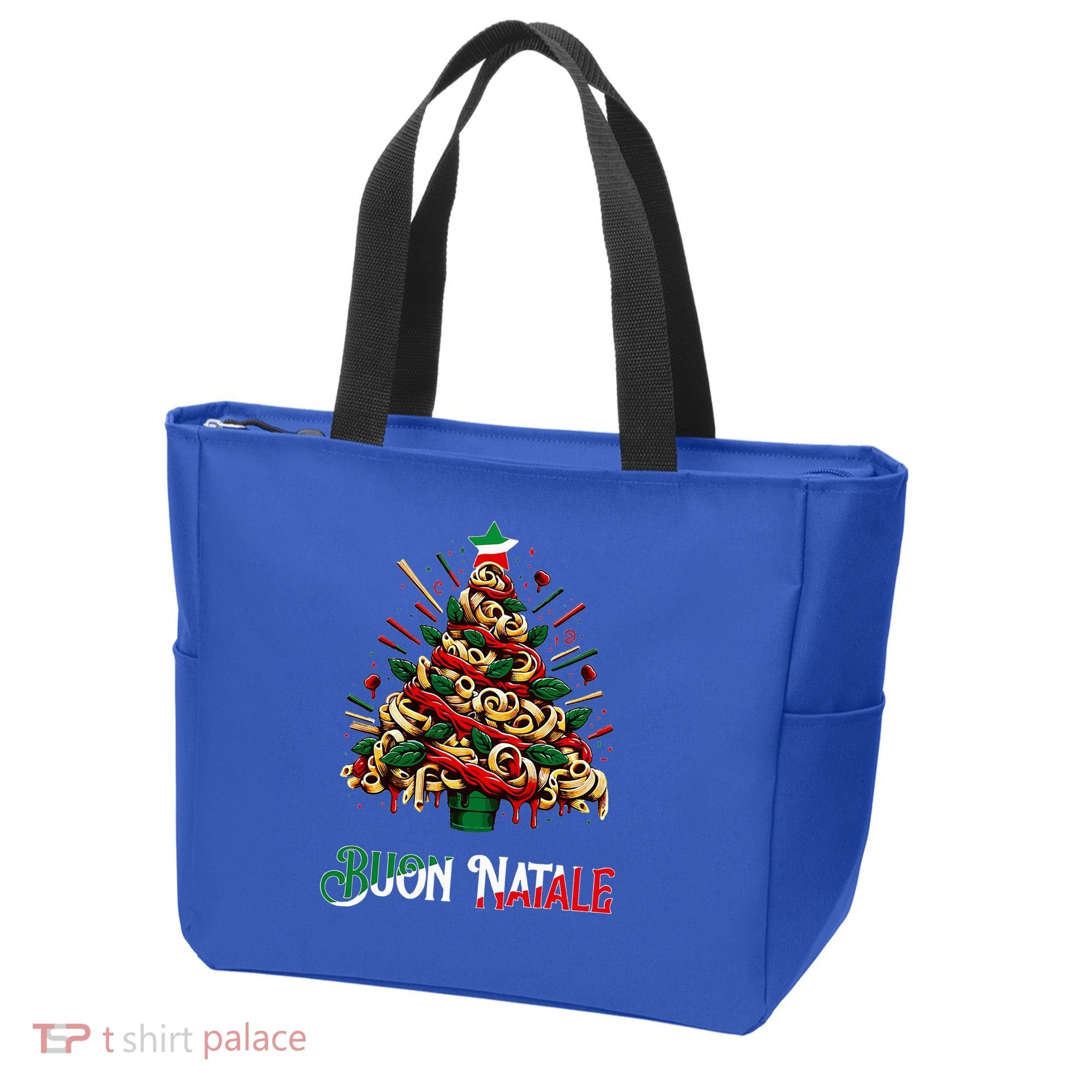 Buon Natale Italian Pasta Christmas Tree Xmas  Tote Bag