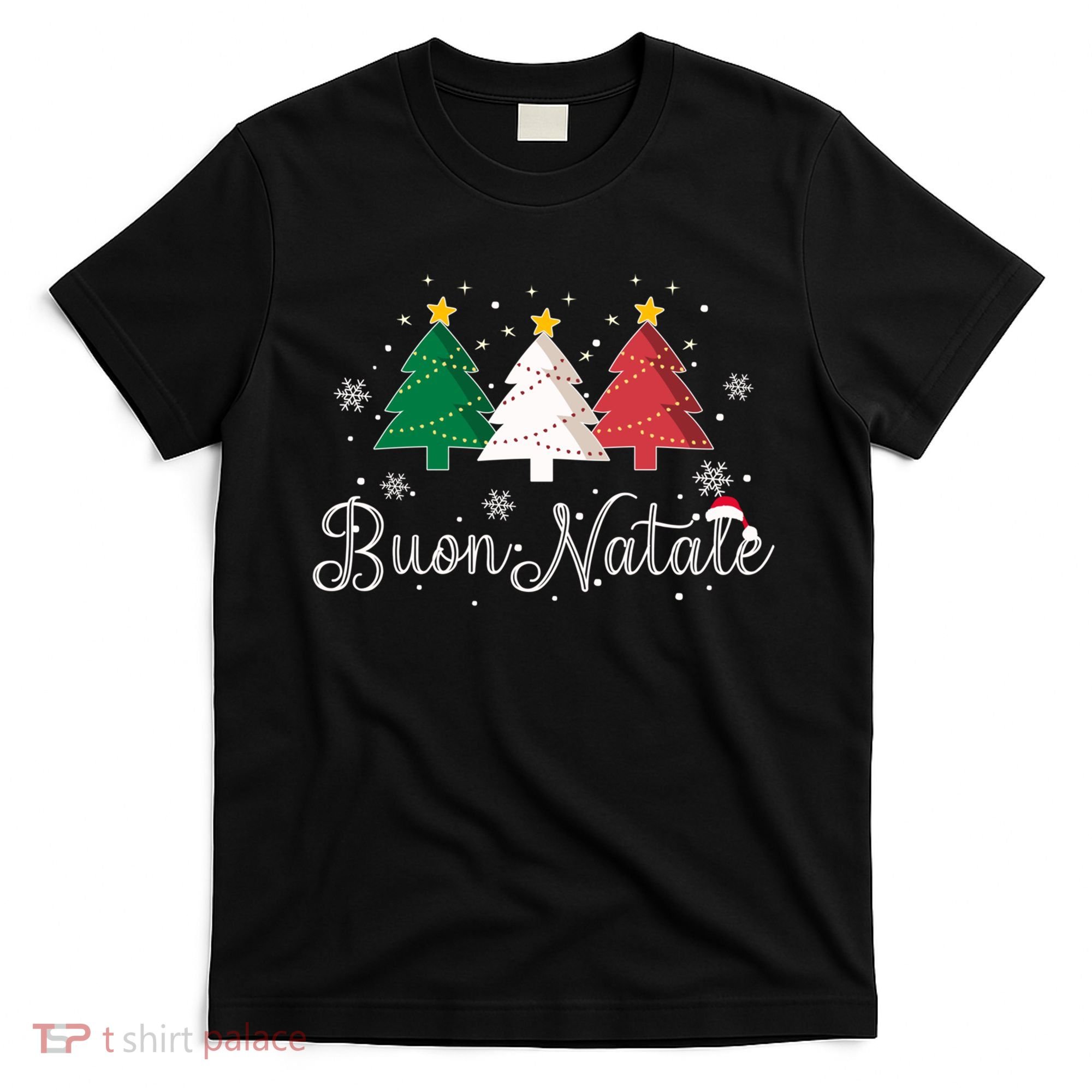 Buon Natale Italian Christmas Tree Xmas Gift T-Shirt
