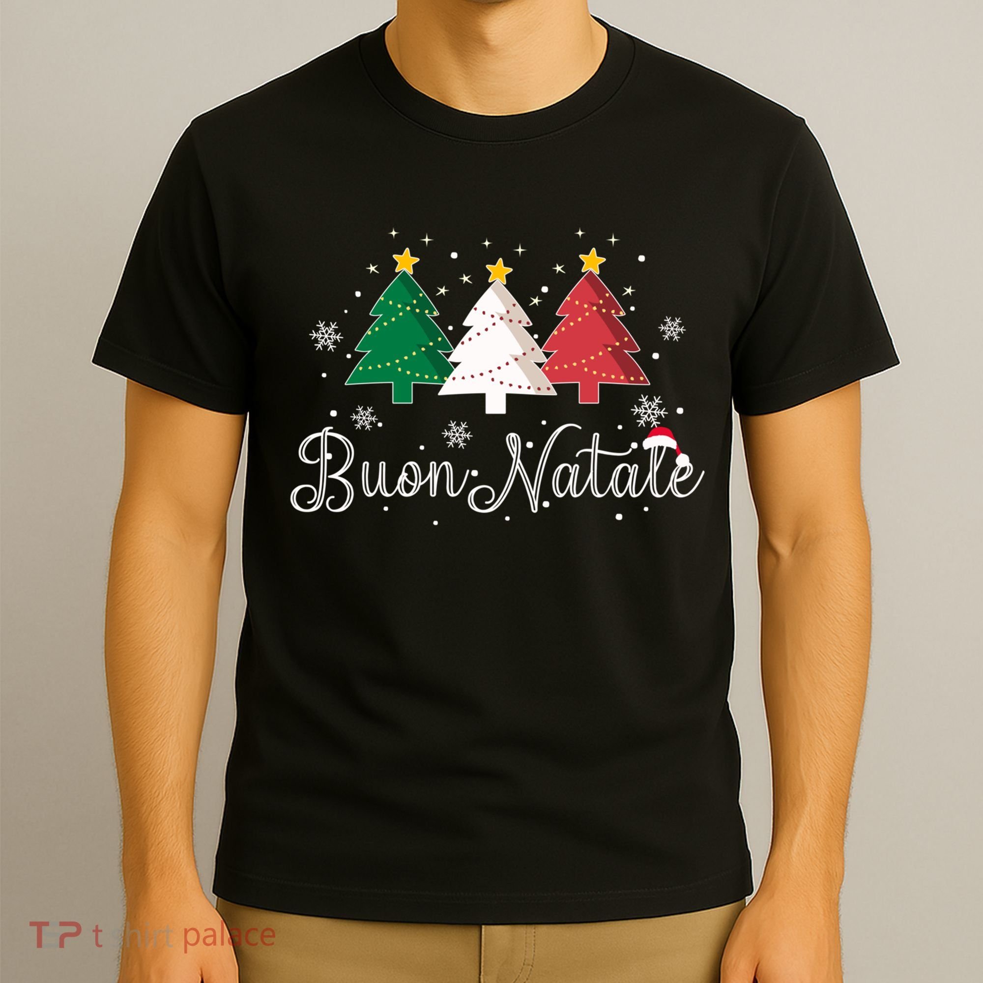 Buon Natale Italian Christmas Tree Xmas Gift T-Shirt