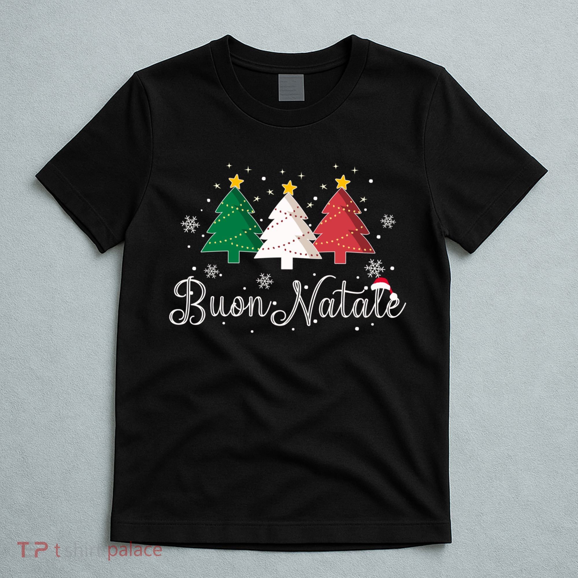 Buon Natale Italian Christmas Tree Xmas Gift T-Shirt