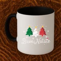 Buon Natale Italian Christmas Tree Xmas Gift Coffee Mug thumb 2