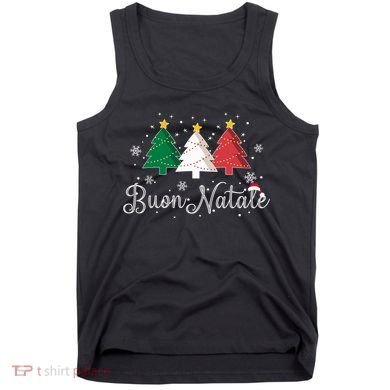 Buon Natale Italian Christmas Tree Xmas Gift Tank Top