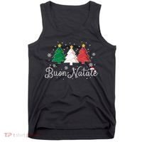 Buon Natale Italian Christmas Tree Xmas Gift Tank Top thumb 0