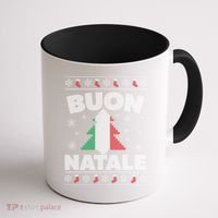 Buon Natale Italian Ugly Christmas Sweater Gift Coffee Mug thumb 1