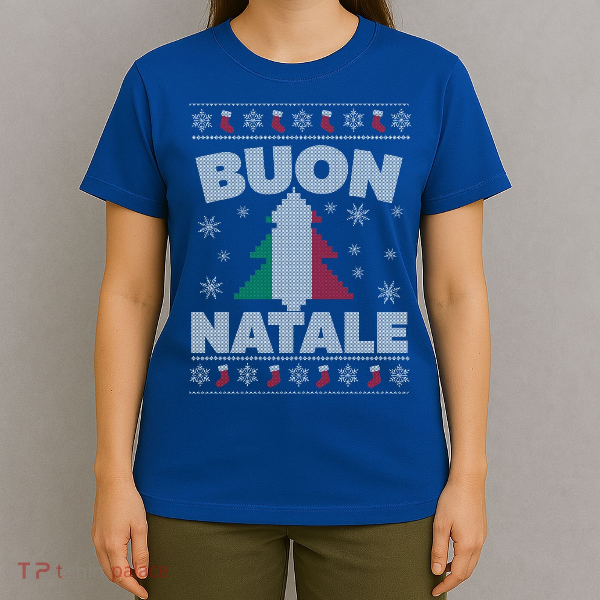 Buon Natale Italian Ugly Christmas Sweater Gift T-Shirt