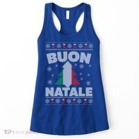 Buon Natale Italian Ugly Christmas Sweater Gift Women's Tank Top thumb 0