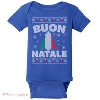 Buon Natale Italian Ugly Christmas Sweater Gift Baby Bodysuit thumb 0