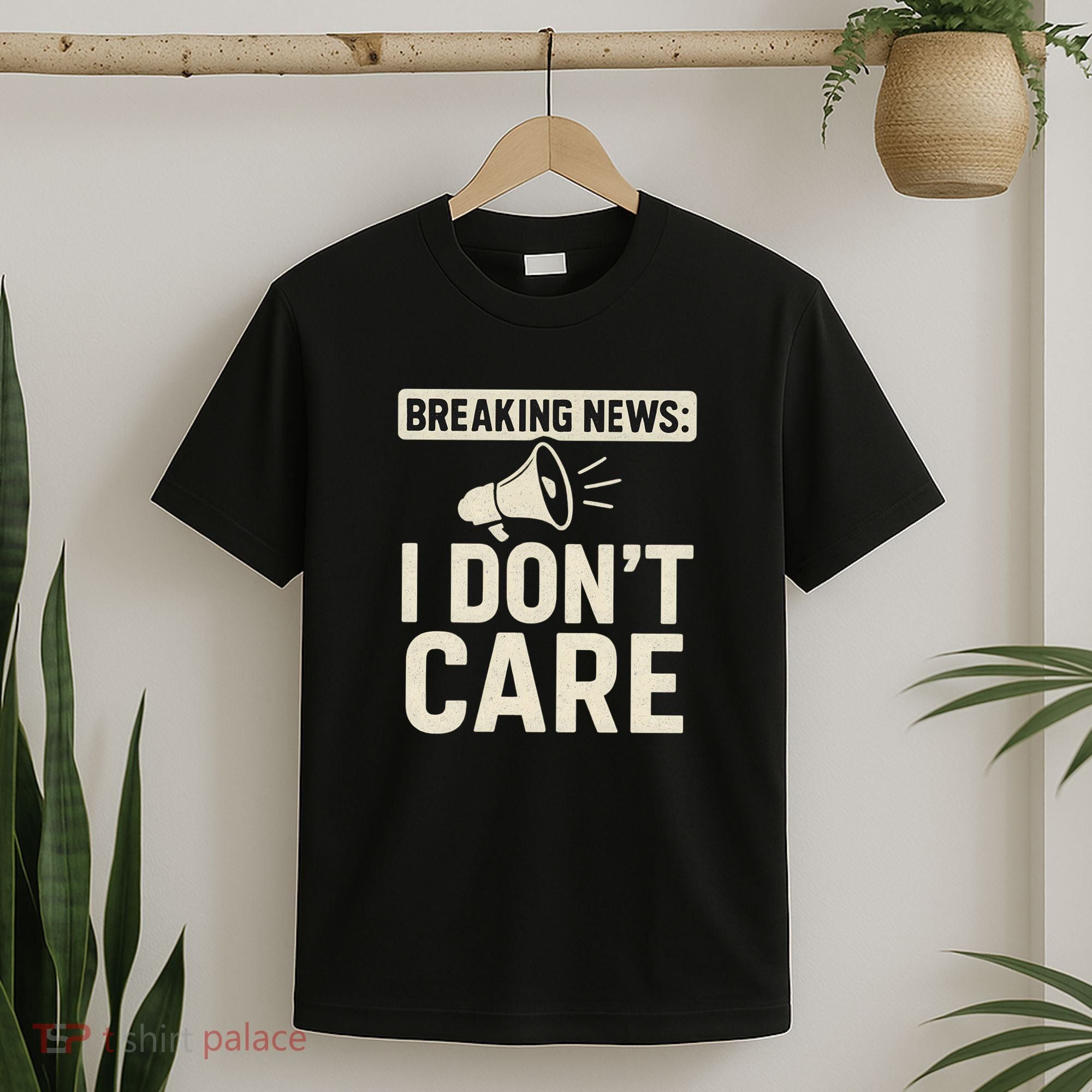 Breaking News: I Don't Care T-Shirt