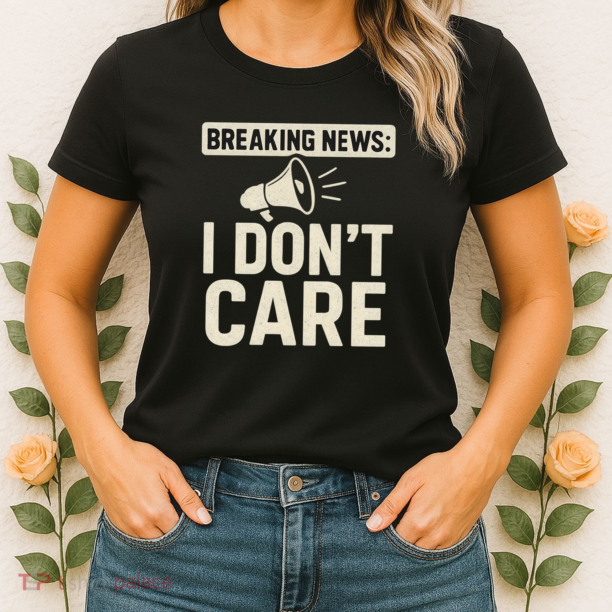 Breaking News: I Don't Care Women's T-Shirt