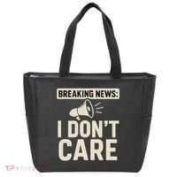 Breaking News: I Don't Care Tote Bag thumb 0