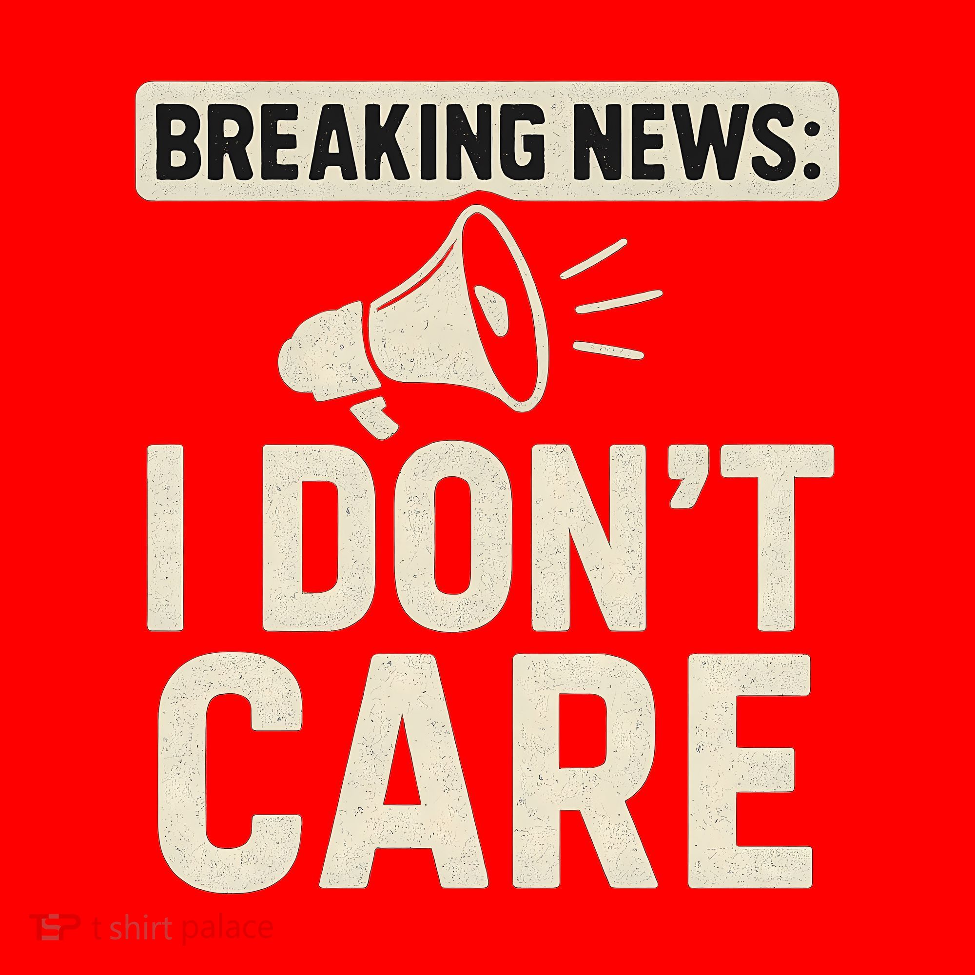 Breaking News: I Don't Care Santa Hat