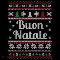 Buon Natale Italian Ugly Christmas Pattern Gift Women's Hoodie thumb 2
