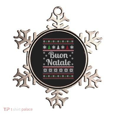 Buon Natale Italian Ugly Christmas Pattern Gift Ornament