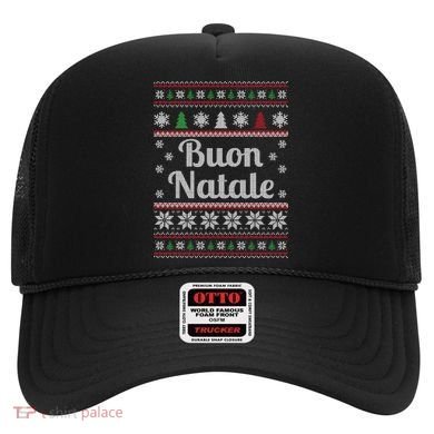 Buon Natale Italian Ugly Christmas Pattern Gift Hat