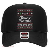 Buon Natale Italian Ugly Christmas Pattern Gift Hat thumb 0
