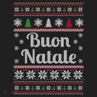 Buon Natale Italian Ugly Christmas Pattern Gift Hat thumb 2