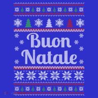 Buon Natale Italian Ugly Christmas Pattern Gift Sweatshirt thumb 3