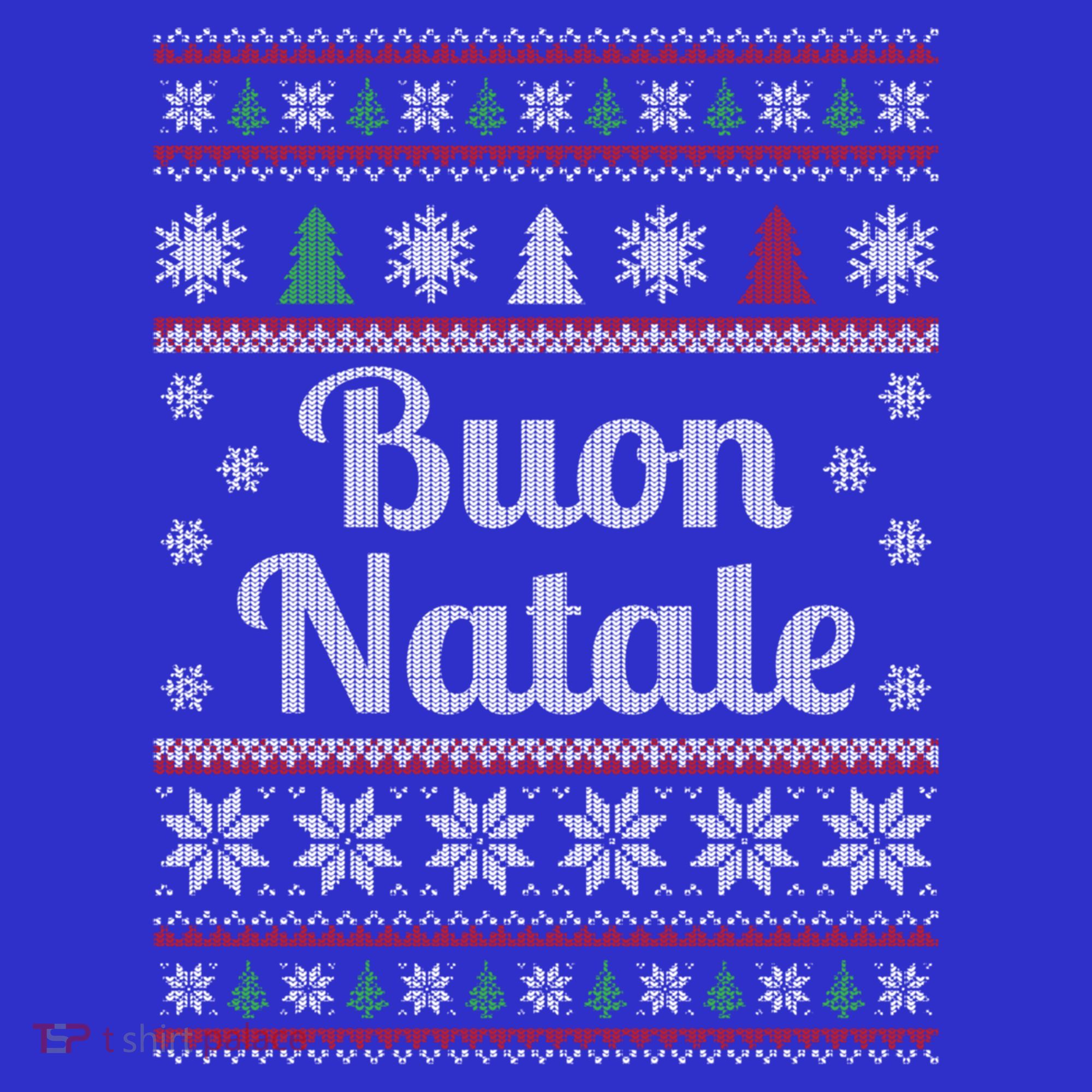 Buon Natale Italian Ugly Christmas Pattern Gift Visor