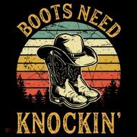 Boots Need Knockin Country Women's Hoodie thumb 2