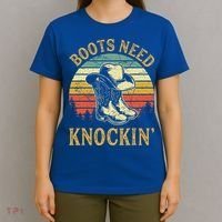 Boots Need Knockin Country T-Shirt thumb 4