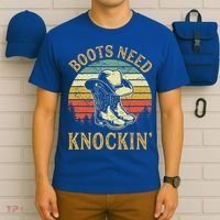 Boots Need Knockin Country T-Shirt thumb 6