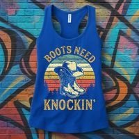 Boots Need Knockin Country Women's Tank Top thumb 3