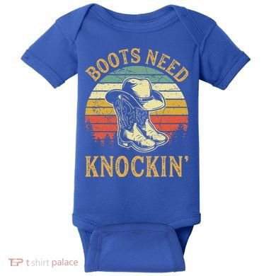 Boots Need Knockin Country Baby Bodysuit