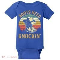 Boots Need Knockin Country Baby Bodysuit thumb 0