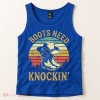 Boots Need Knockin Country Tank Top thumb 2