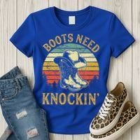 Boots Need Knockin Country Women's T-Shirt thumb 3