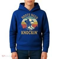 Boots Need Knockin Country Kids Hoodie thumb 4